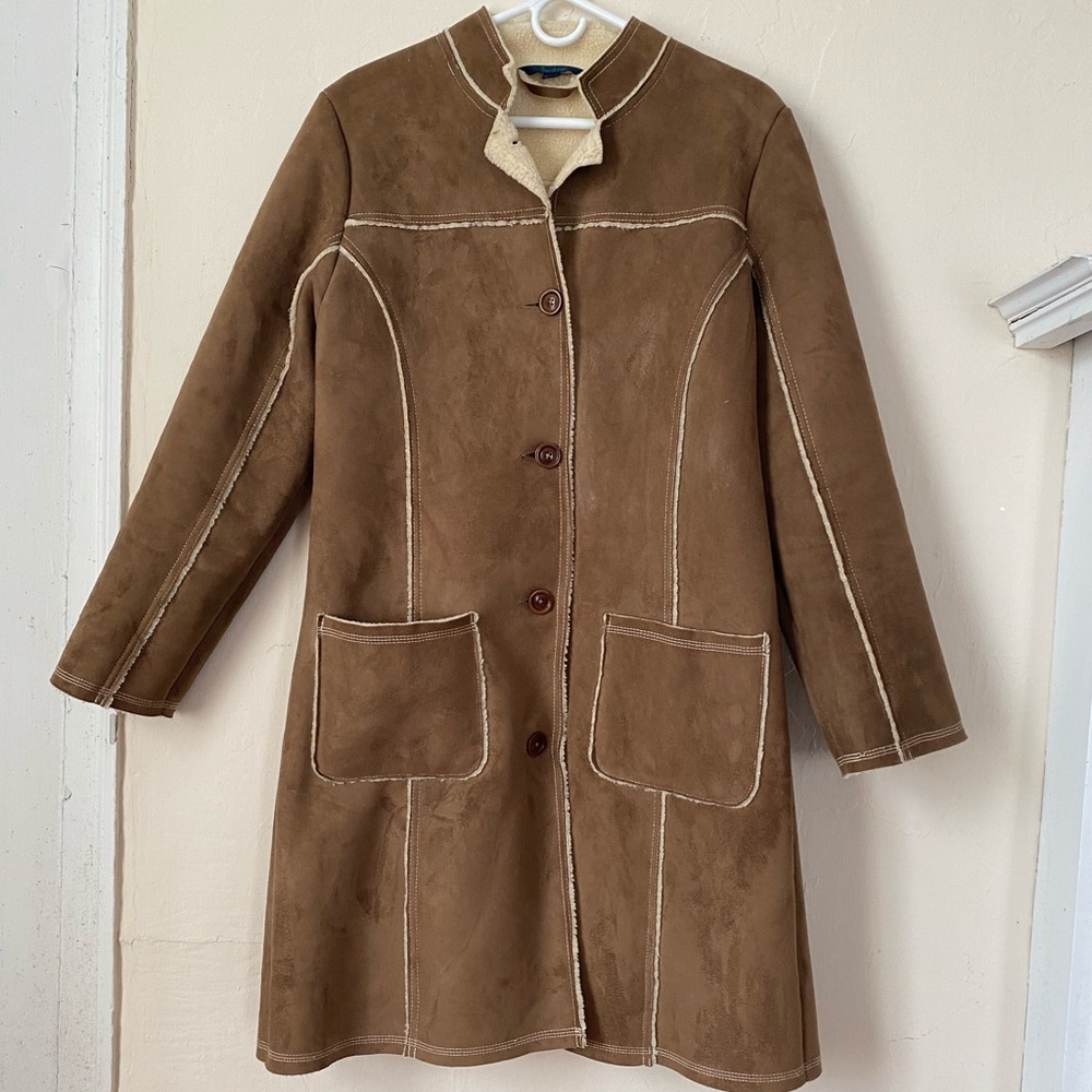 Boden faux shearling coat